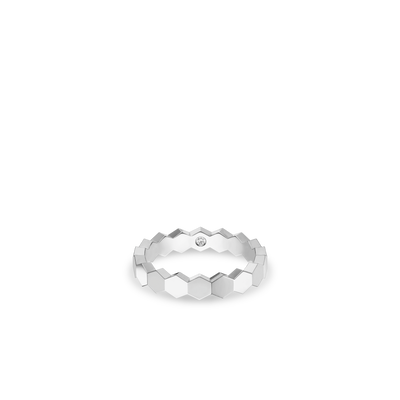 CHAUMET - Bee de Chaumet蜂格 - 戒指 - 白金戒指4毫米，钻石 - 083358