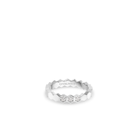 Bague en or blanc 3.5mm, diamants