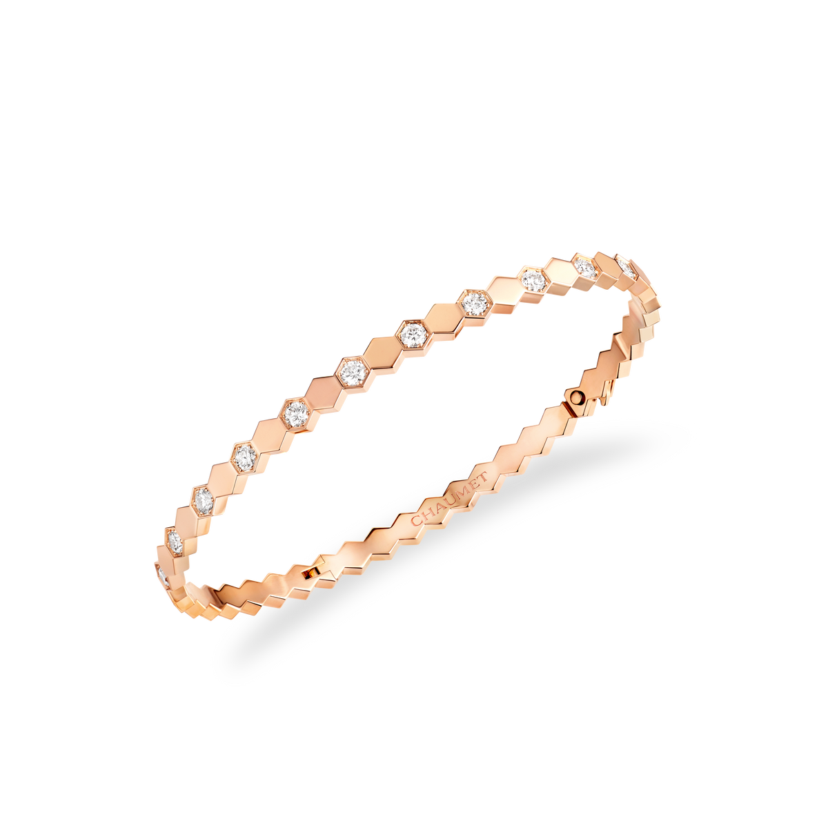 CHAUMET - Bee de Chaumet - 手鏈/手鐲 - 18K玫瑰金手鏈，鑽石 - 083433