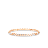 Rose gold bracelet, diamonds