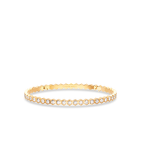 Bracelet en or jaune, diamants