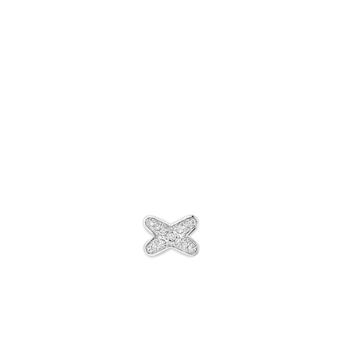 CHAUMET - Liens - 耳環 - 18K白金耳環，鑽石 - 083467