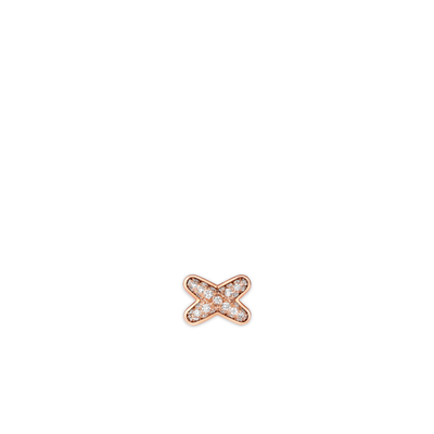CHAUMET - LIENS - EARRINGS - Rose gold earring, diamonds - 083468