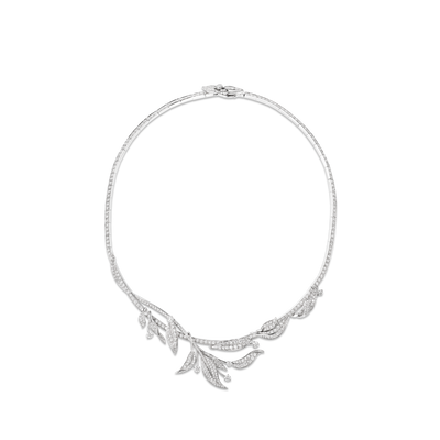 CHAUMET - LAURIER月桂叶 - 项链 - 白金项链，钻石 - 083504