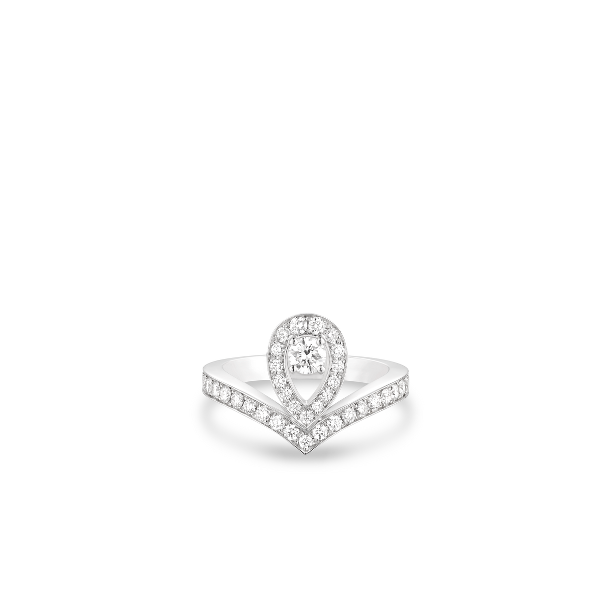CHAUMET - Joséphine - 戒指 - 18K白金戒指，鑽石 - 083510