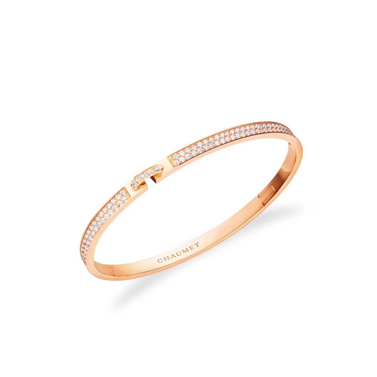 CHAUMET - LIENS - BRACELET - Rose gold bracelet, diamonds - 083555