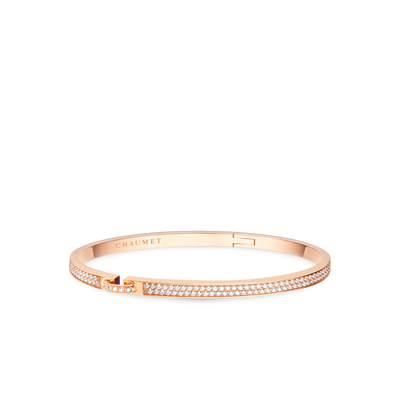 CHAUMET - LIENS - BRACELET - Rose gold bracelet, diamonds - 083555