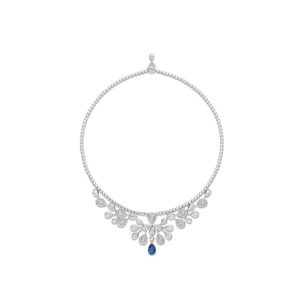 CHAUMET - Joséphine约瑟芬 - 项链 - 白金项链，蓝宝石和钻石