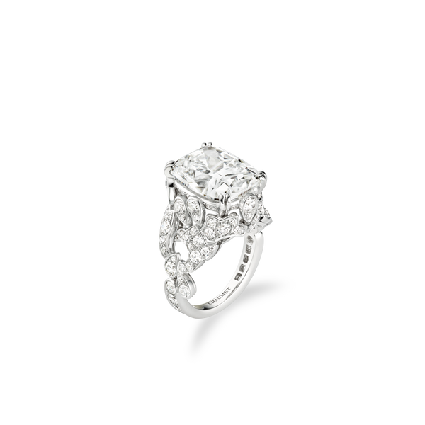 CHAUMET - JOSÉPHINE - BOUCLES D'OREILLES - Boucles d'oreilles en or blanc, rubis et diamants - 083516