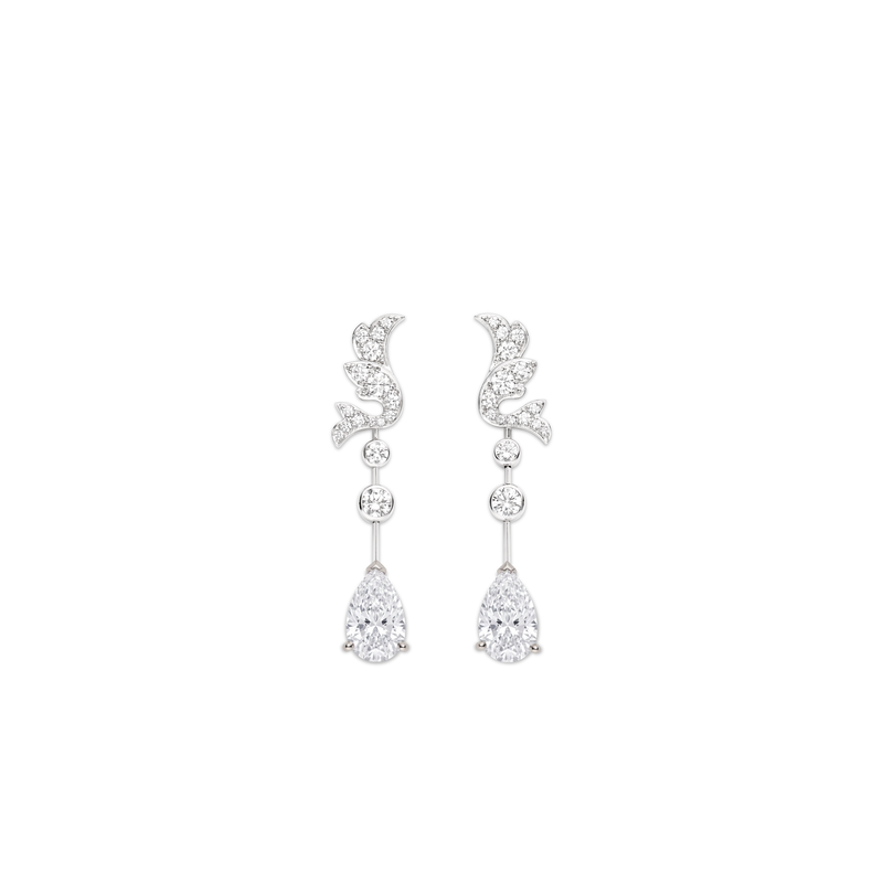 CHAUMET - JOSÉPHINE - EARRINGS - White gold earrings, diamonds - 083663