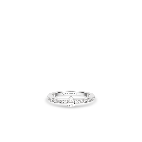 CHAUMET - Joséphine约瑟芬 - 戒指 - 铂金戒指2.1毫米，钻石