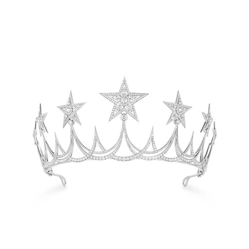 CHAUMET - JOSÉPHINE - ORNEMENT - White gold tiara, diamonds - 083810