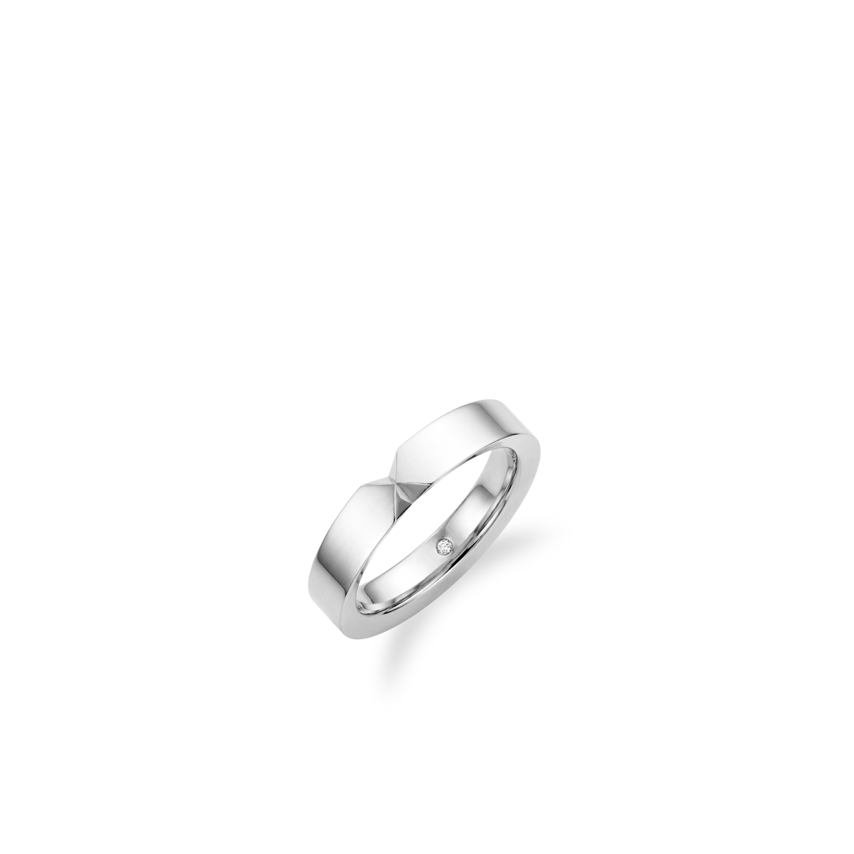 CHAUMET - Joséphine约瑟芬 - 戒指 - 铂金戒指4.5毫米，钻石 - 083836