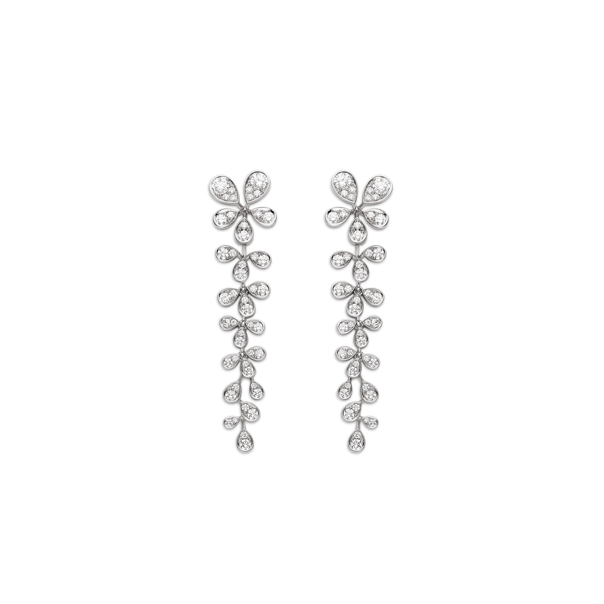 CHAUMET - JOSÉPHINE - BOUCLES D'OREILLES - Boucles d'oreilles en or blanc, diamants - 083838