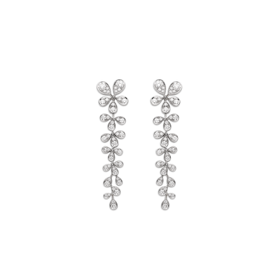 CHAUMET - JOSÉPHINE - BOUCLES D'OREILLES - Boucles d'oreilles en or blanc, diamants - 083838