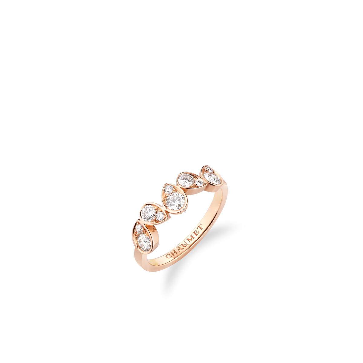 CHAUMET - JOSÉPHINE - RING - Rose gold ring, diamonds - 083843