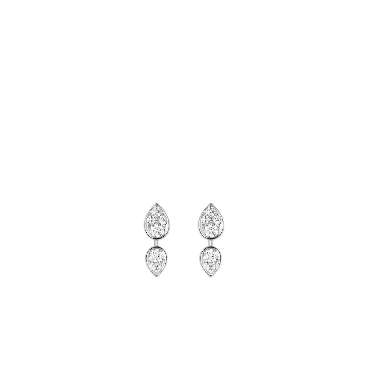 CHAUMET - Joséphine - 耳環 - 18K白金耳環，鑽石 - 083845