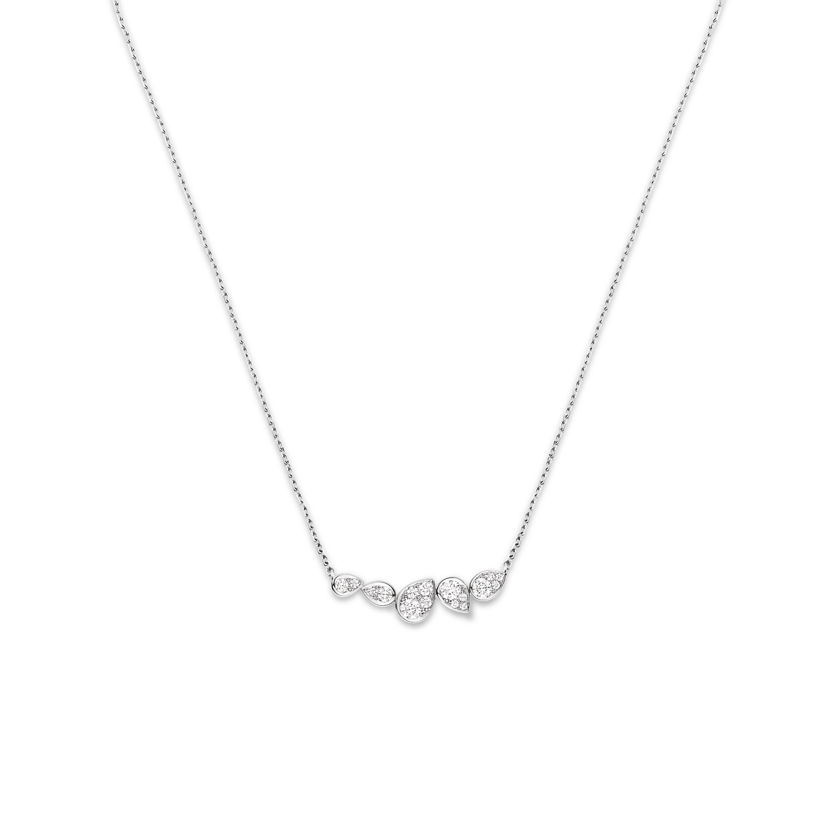 CHAUMET - Joséphine - 吊墜 - 18K白金項鏈，鑽石 - 083847