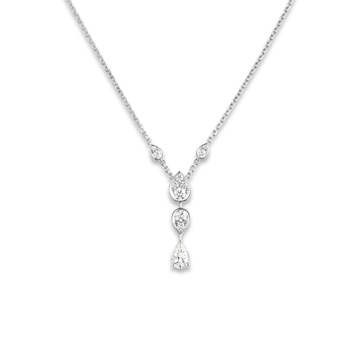 CHAUMET - JOSÉPHINE - PENDENTIF - Pendentif en or blanc, diamants - 083855