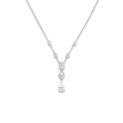 CHAUMET - JOSEPHINE - PENDANT - White gold pendant, diamonds - 083856