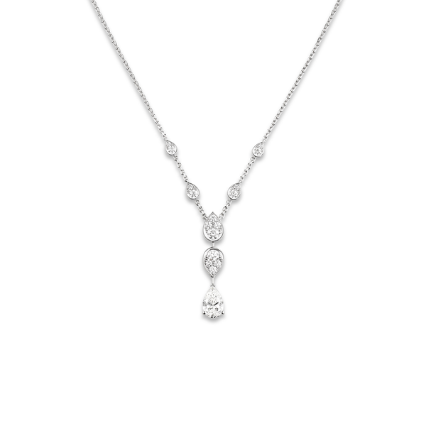 CHAUMET - JOSÉPHINE - RING - Platinum solitaire, 3 carat diamond, diamonds - 084528