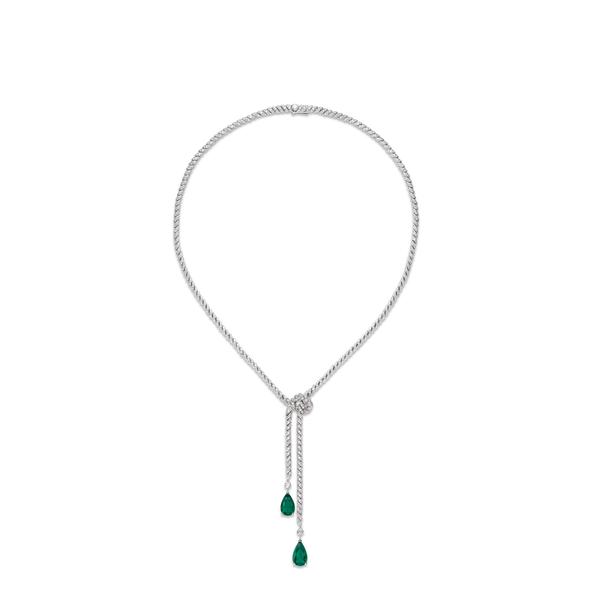 CHAUMET - Liens缘系·一生 - 腕表 - 白金腕表，黑色砂金石和钻石 - W85193