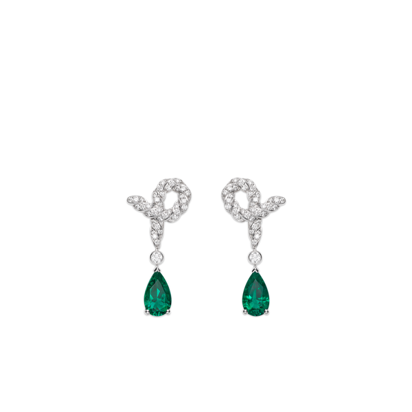 CHAUMET - Liens缘系·一生 - 腕表 - 白金腕表，黑色砂金石和钻石 - W85193