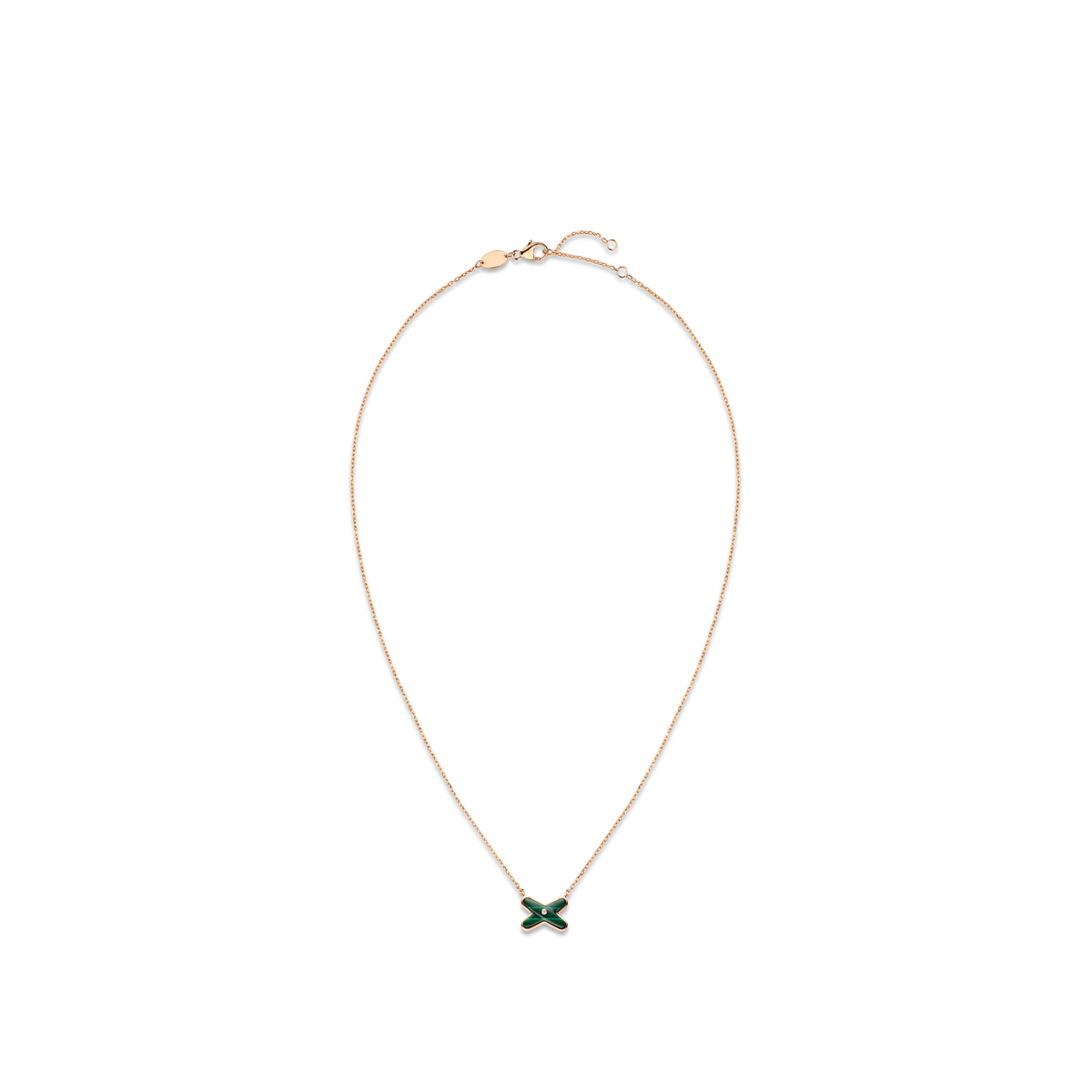 CHAUMET - LIENS - PENDENTIF - Pendentif en or rose, malachite et diamant - 083969