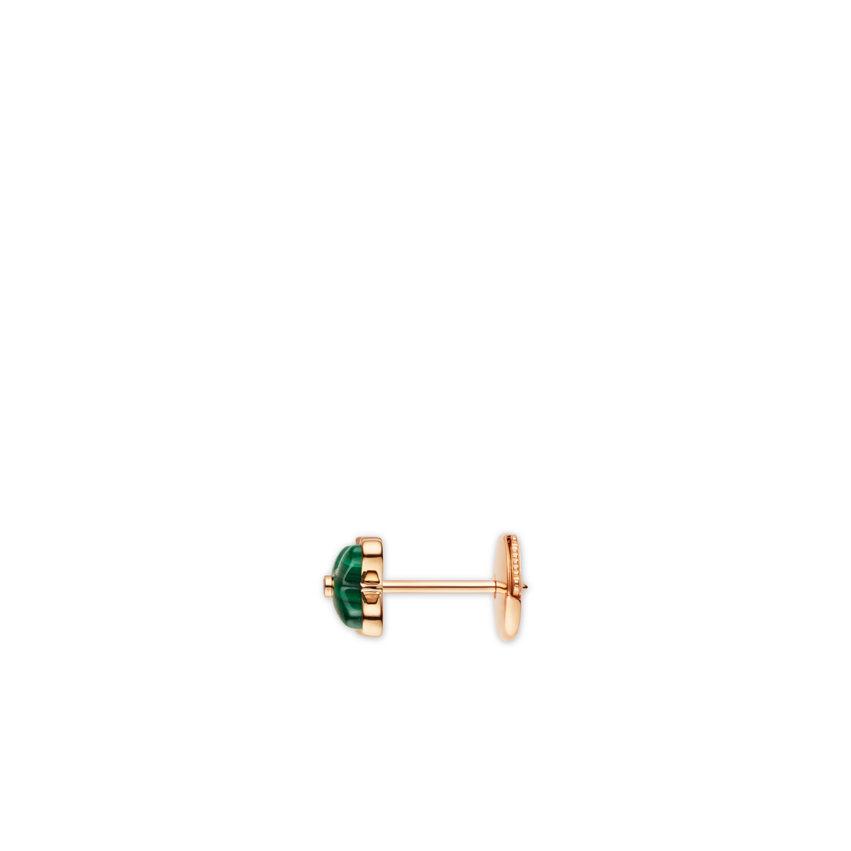 CHAUMET - LIENS - EARRINGS - Rose gold earring, malachite and diamond - 083975
