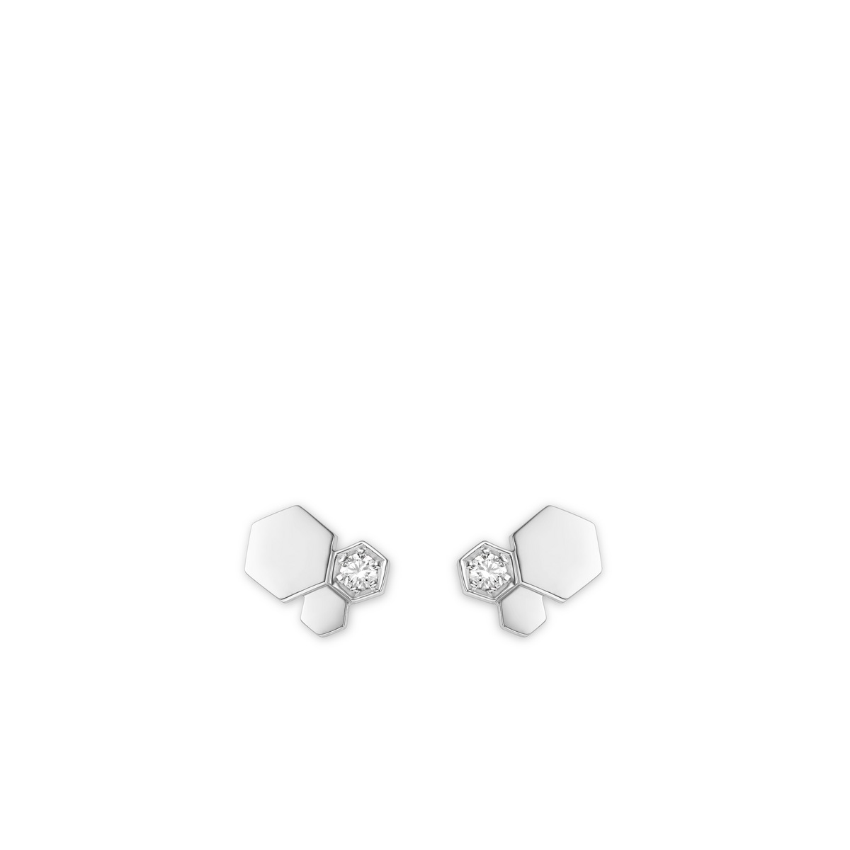 CHAUMET - Bee de Chaumet蜂格 - 耳环 - 白金耳环，钻石 - 083984