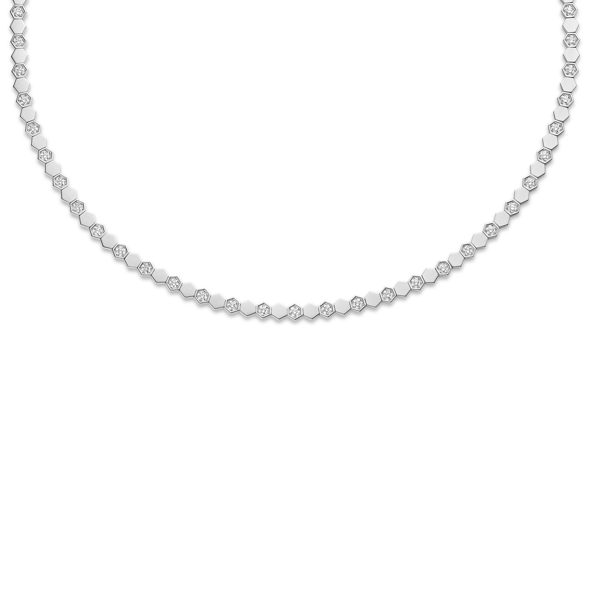 CHAUMET - BEE DE CHAUMET - COLLIER - Collier en or blanc, diamants - 083986