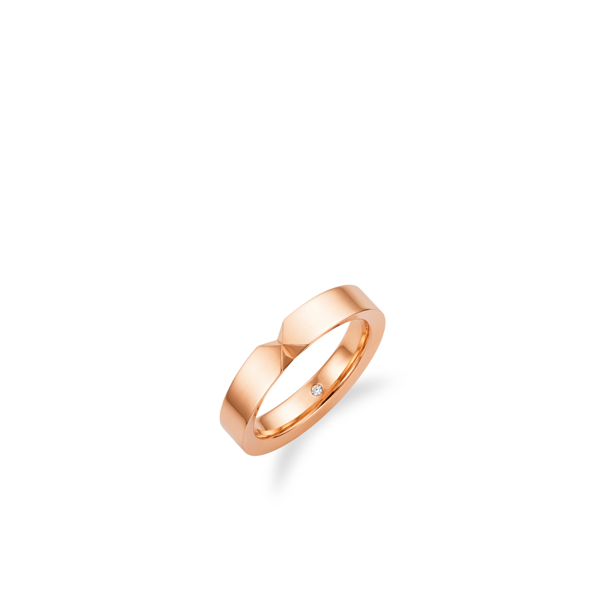 CHAUMET - JOSÉPHINE - RING - Rose gold ring 4.5mm, diamond - 084090
