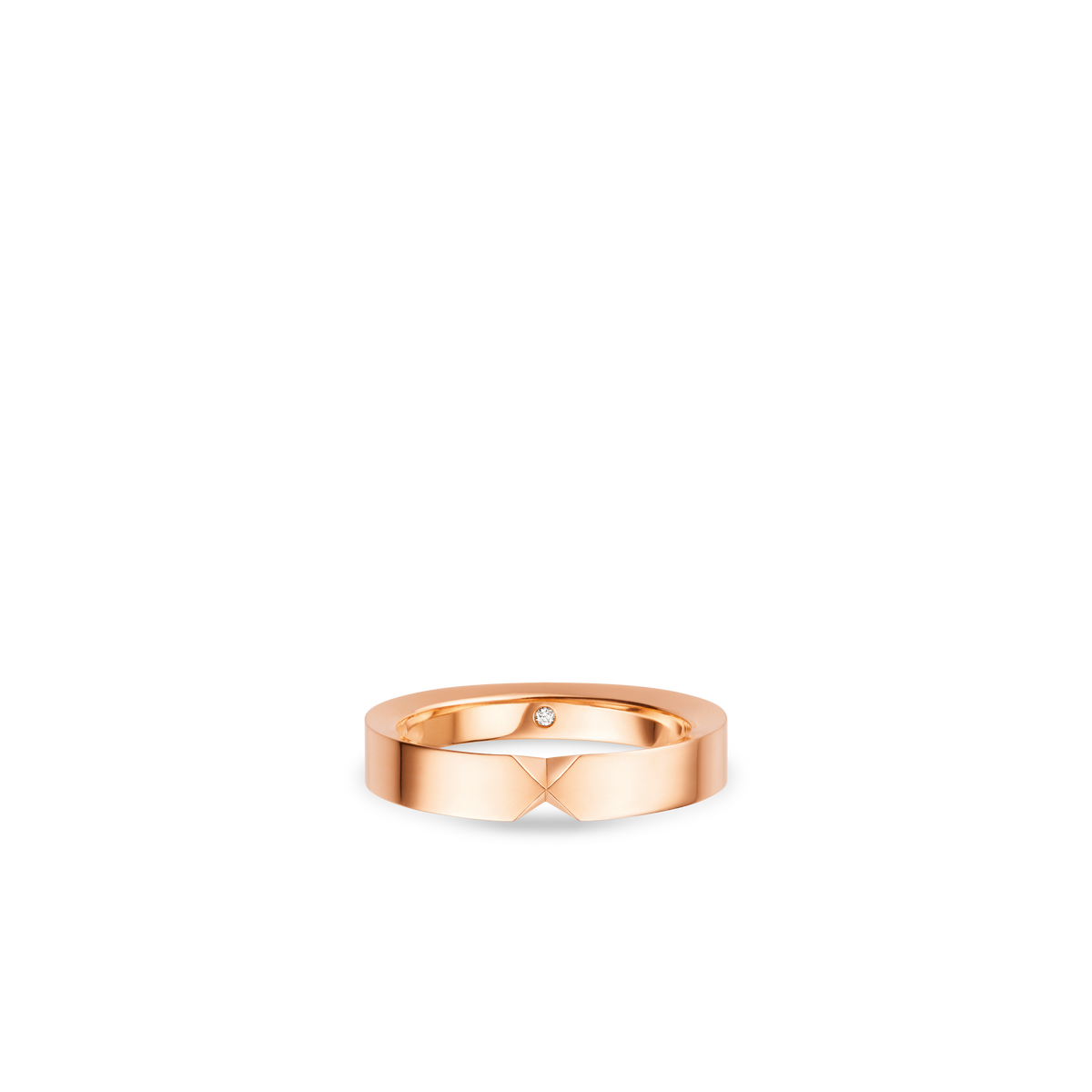 CHAUMET - Joséphine约瑟芬 - 戒指 - 玫瑰金戒指4.5毫米，钻石 - 084090