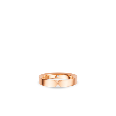 CHAUMET - JOSÉPHINE - RING - Rose gold ring 4.5mm, diamond - 084090