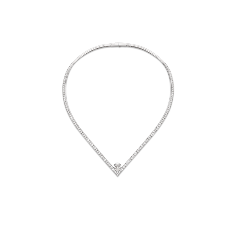 CHAUMET - Joséphine - 項鏈 - 18K白金項鏈，鑽石 - 084095