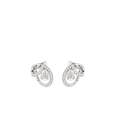 CHAUMET - JOSÉPHINE - EARRINGS - White gold earrings, diamonds - 084097