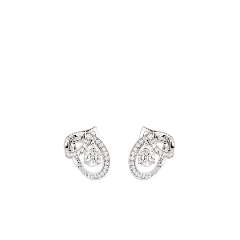 CHAUMET - Joséphine - 耳環 - 18K白金耳環，鑽石 - 084097