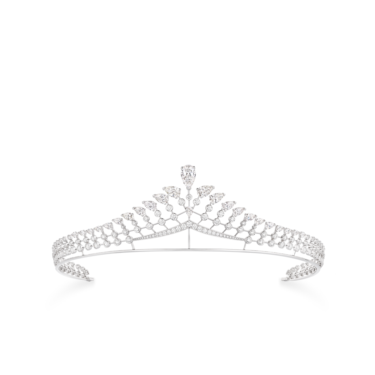 CHAUMET - Joséphine约瑟芬 - 饰物 - 白金冠冕，钻石 - 084103