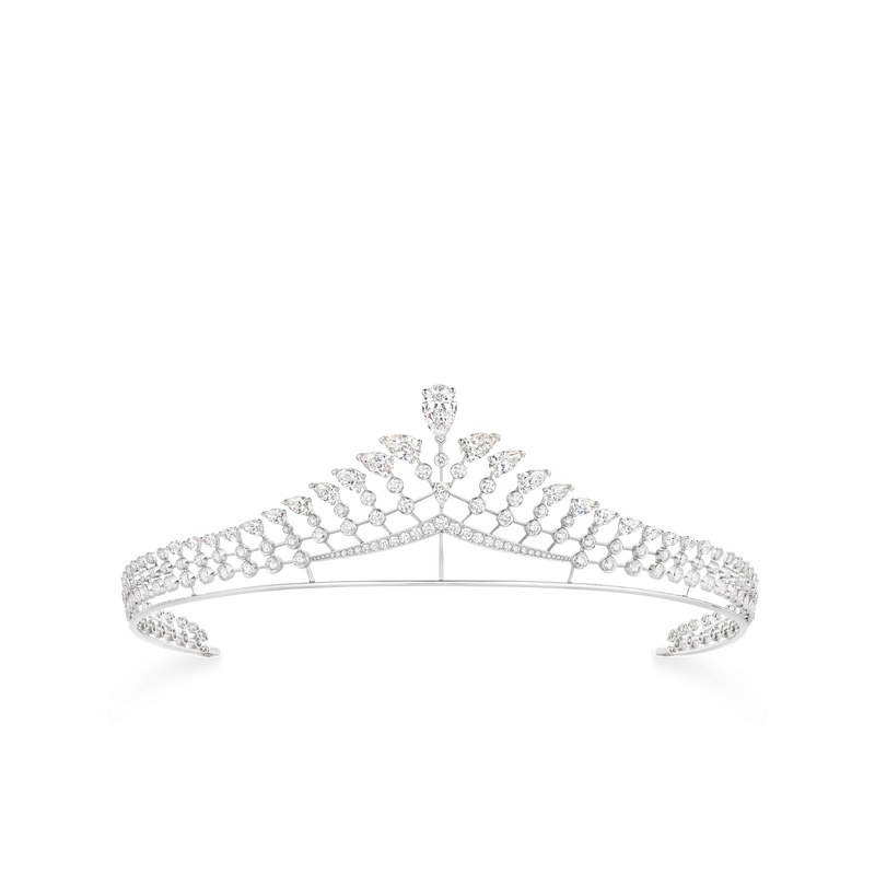CHAUMET - Joséphine约瑟芬 - 饰物 - 白金冠冕，钻石 - 084103