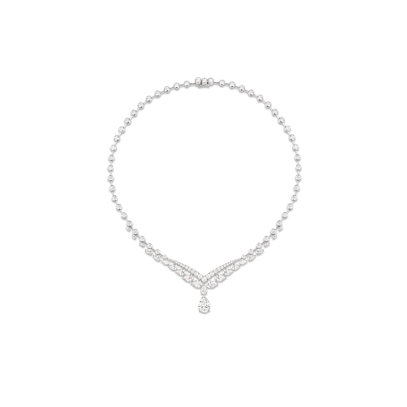 CHAUMET - Joséphine约瑟芬 - 项链 - 白金项链，钻石 - 084105