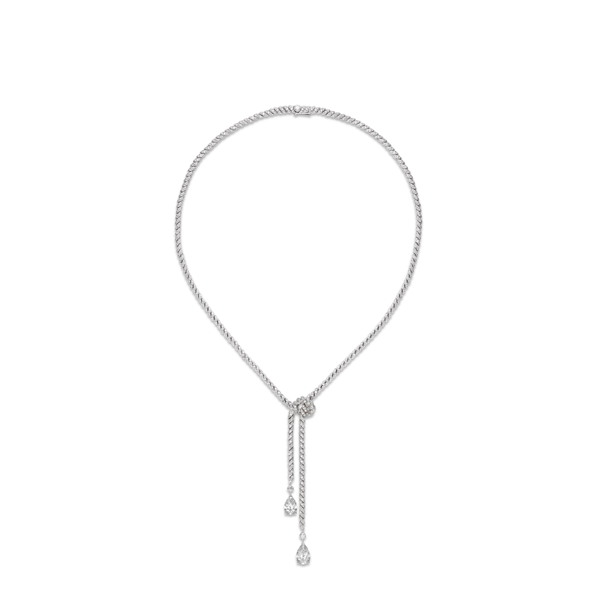 CHAUMET - LIENS - COLLIER - Collier en or blanc, diamants - 084132