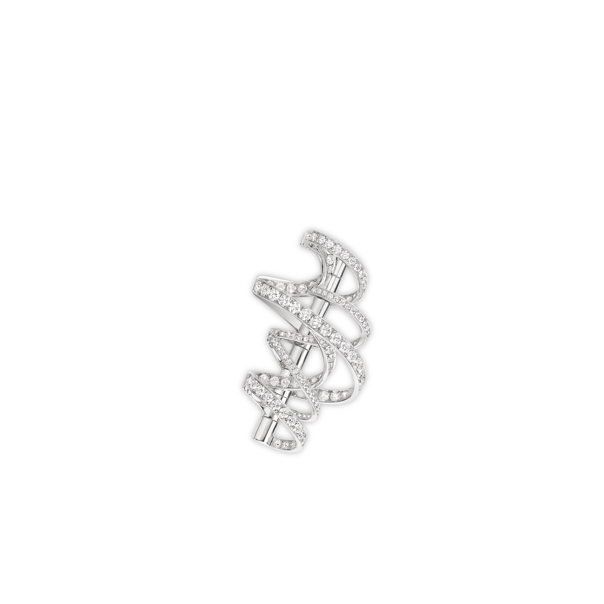 CHAUMET - Torsade de Chaumet旋爱 - 胸针 - 白金胸针，钻石 - 084164