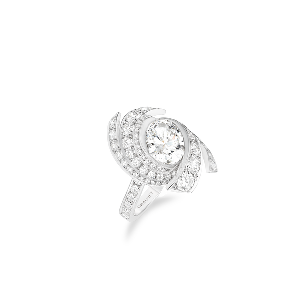 CHAUMET - TORSADE DE CHAUMET - ORNEMENT - Diadème en or blanc, diamants - 084193