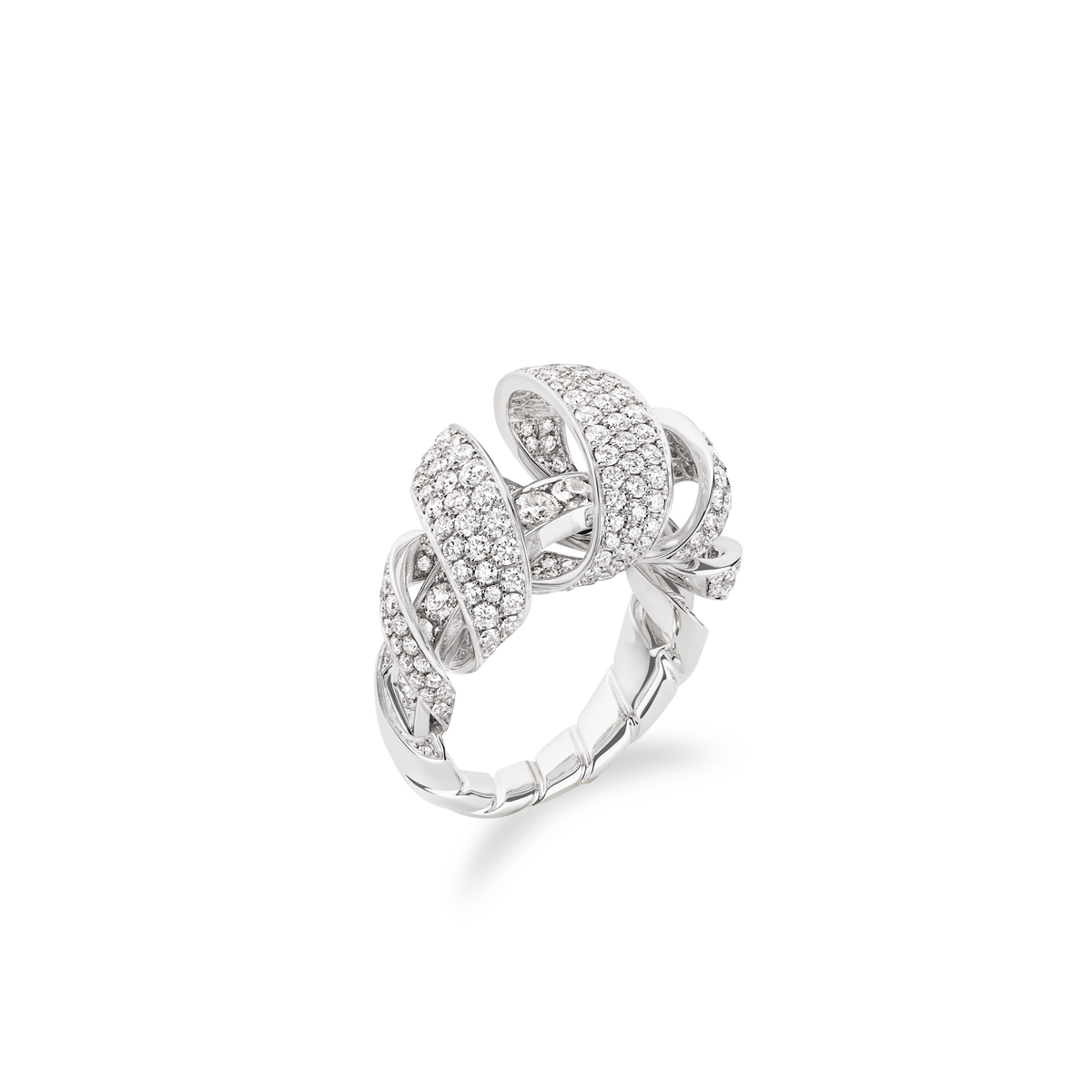 CHAUMET - Torsade de Chaumet旋爱 - 戒指 - 白金戒指，钻石 - 084169
