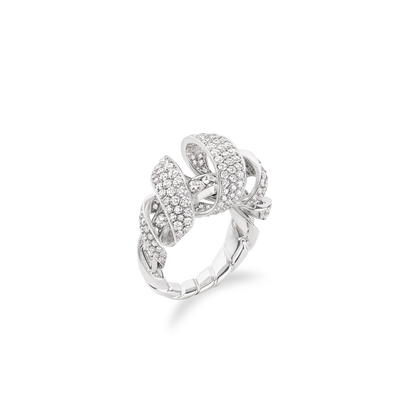CHAUMET - Torsade de Chaumet旋爱 - 戒指 - 白金戒指，钻石 - 084169