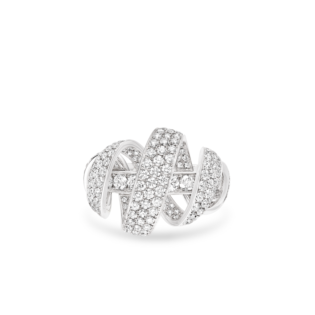CHAUMET - Torsade de Chaumet旋爱 - 戒指 - 白金戒指，钻石 - 084169