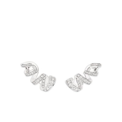 CHAUMET - Torsade de Chaumet旋爱 - 耳环 - 白金耳环，钻石 - 084357