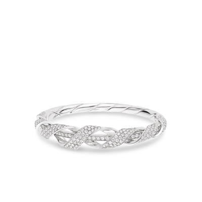 CHAUMET - Torsade de Chaumet旋爱 - 手链 - 白金手链，钻石 - 084372