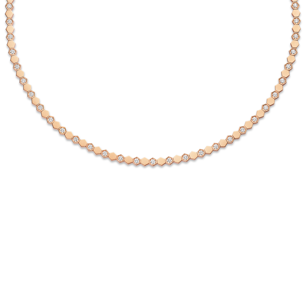 CHAUMET - Bee de Chaumet - 項鏈 - 18K玫瑰金項鏈，鑽石 - 084399