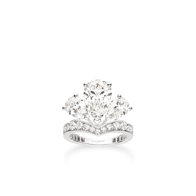 CHAUMET - Joséphine约瑟芬 - 戒指 - 铂金戒指，3克拉钻石，钻石 - 084401